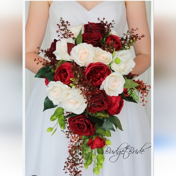 New!! TagsALFRED ANGELO BRIDAL RED SWEETHEARTS ROMANTIC BEADED A LINE DRESS Sz 6 - Picture 10 of 17